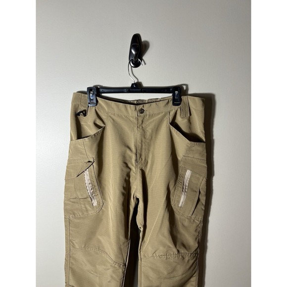 W Brand Tactical Series Tan RipStop Cargo Polyester Pants Men's XL - Picture 9 of 12